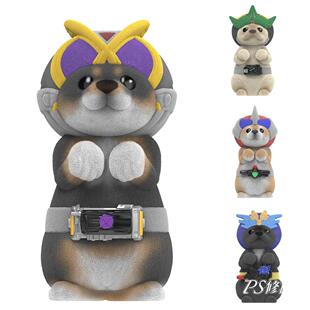 假面骑士小狗造型摆件 预售 柴犬公仔到货补邮费 全款