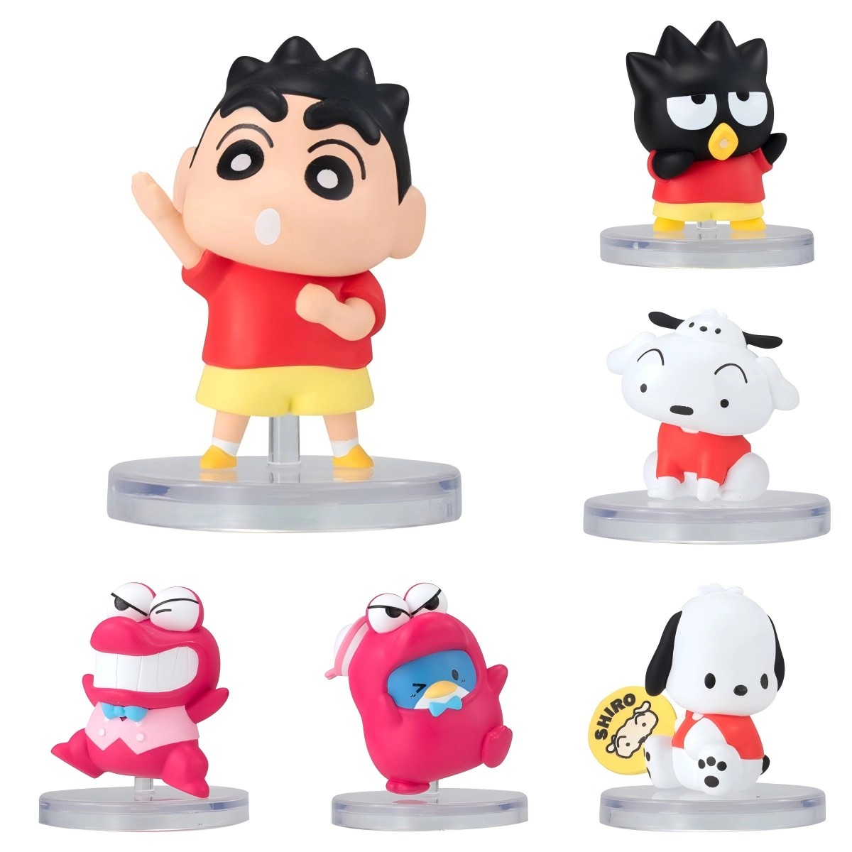 [预售定金] 蜡笔小新X三丽鸥互相COS造型收藏摆件 小白不包邮