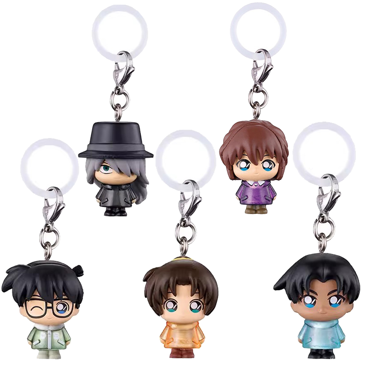 【全款预售】 名侦探柯南角色造型标记小挂饰2