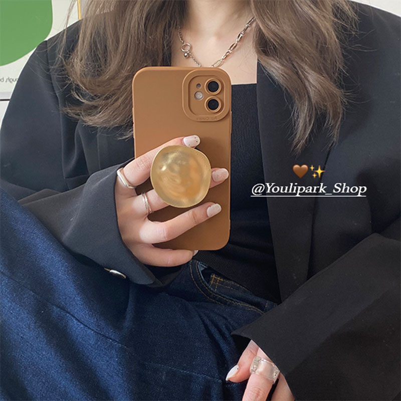 焦糖色金属支架华为mate50