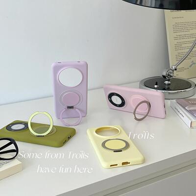 360度旋转磁吸支架液态硅胶壳