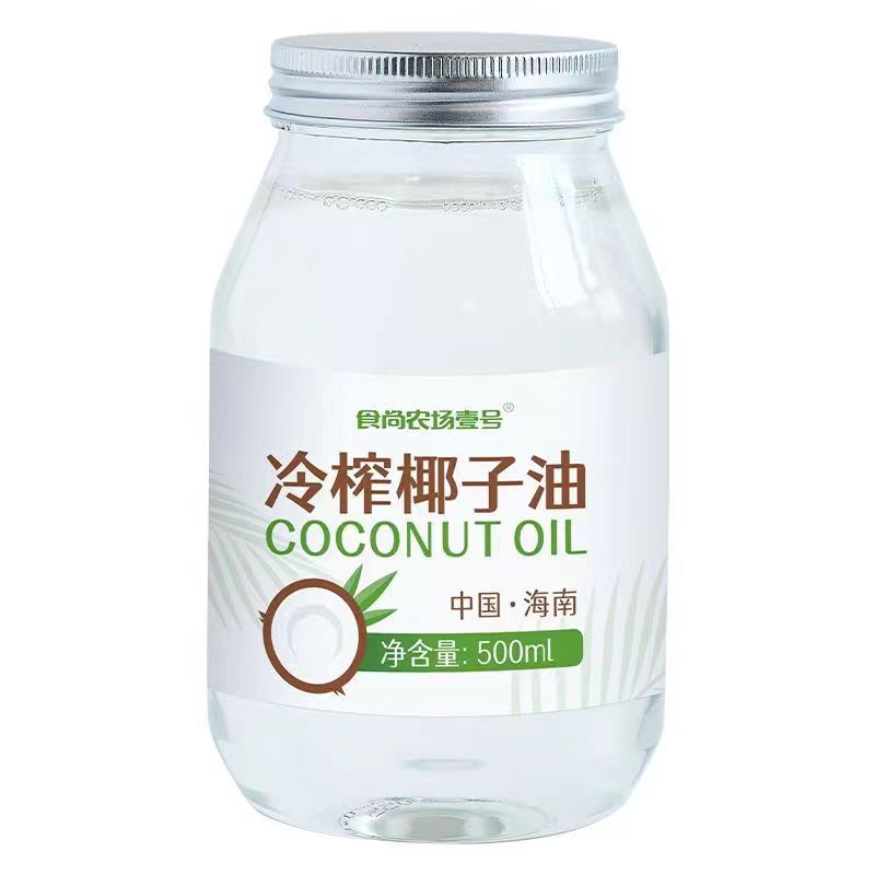 食尚农场壹号天然冷榨椰子油初榨食用油护发肤生酮MCTcoconut oil