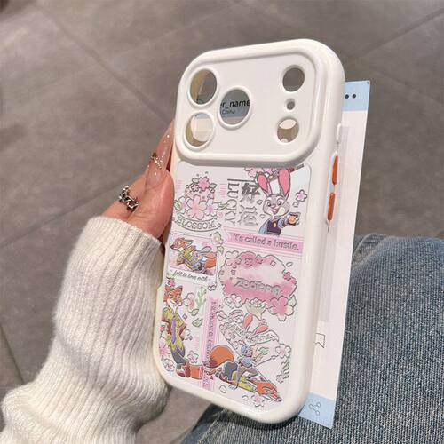 樱花尼克朱迪适用苹果17手机壳iPhone16Pro小米oppo防摔全包壳