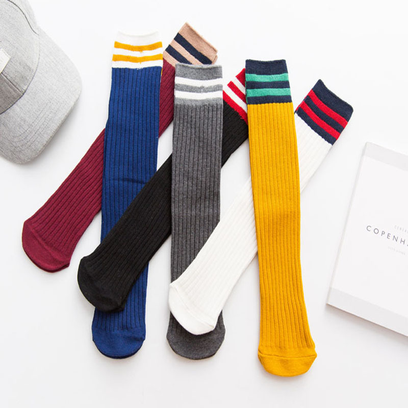 马丁靴堆堆袜女秋冬日系二杠高帮长筒袜韩国学院风中筒袜短靴袜子