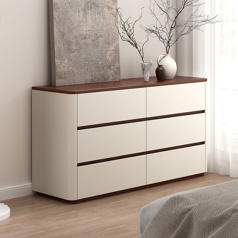 简约现代五斗柜客厅靠墙收纳柜法式复古卧室床尾床头储物抽屉柜