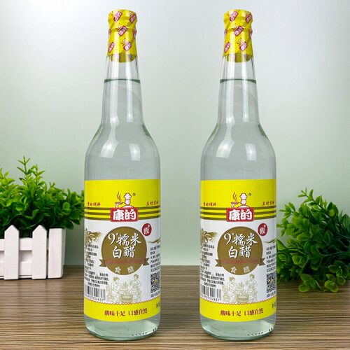 9度糯米白醋623ml*2瓶康的凉拌