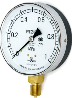 日本YAMAMOTO山本计器A3/8 G100X1Mpa(G75X1Mpa)压力表