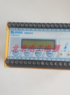 BENDER本德尔绝缘监视仪IRDH275-427 B91065104