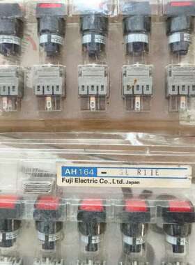 正品富士AH164-SLR11E红色按钮开关