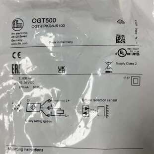易福门OGT500漫反射光电传感器 型号OGT 德国制造