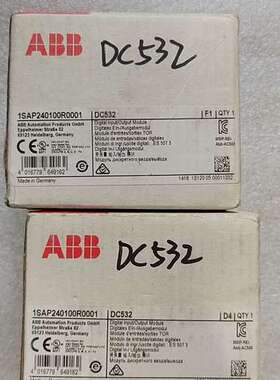 ABB DC532数字输入输模块，型号1SAP2401