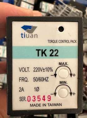 tiuan TK22调速器，台湾，220V 50/60H