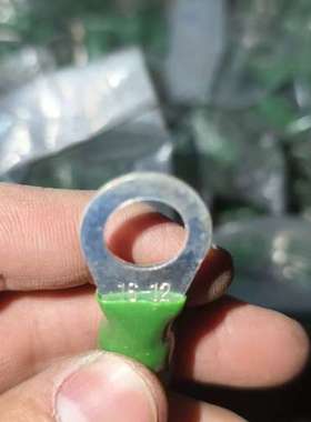 绿色绝缘接线端子，型号16-12，适用于16-12AWG