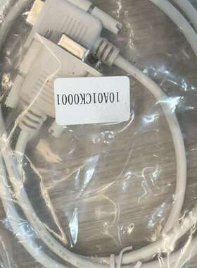 DB9母对母串口线，型号10A01K001，白色1.5米