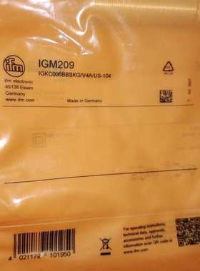 IFM易福门接近开关IGM209