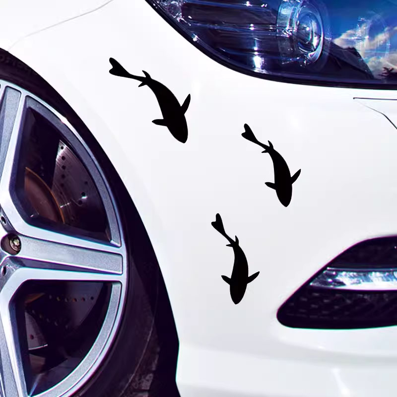 汽车动物车贴划痕遮挡遮盖贴纸车身保险杠防水贴个性创意刮痕贴画