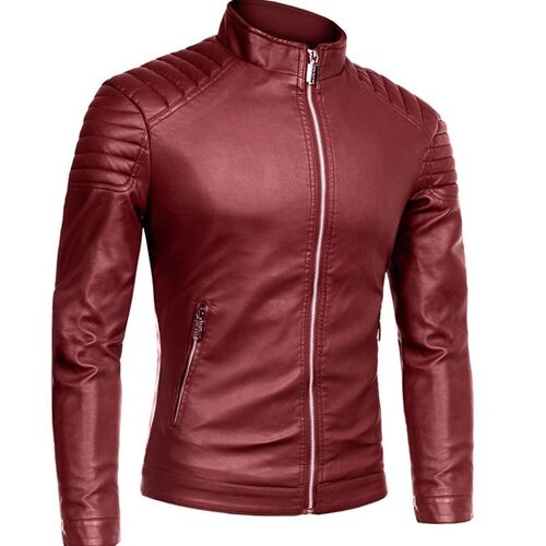 Leather coat Jackets Men Leather Jacket Men Warm Winter