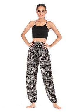 Thai elephant yoga pants harem pants yoga wear sponge