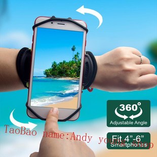 4-6in Run Strap Phone Wrist band Cycling Gym Arm Band Bag