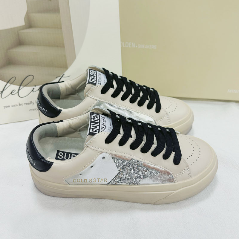 2024秋季新款复古增高做旧星星脏脏女鞋百搭舒适运动软底圆头小众