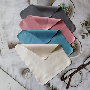 冰丝眼镜布超细纤维材质可印刷店名手机电脑屏幕擦拭布镜布