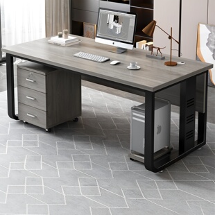 办公桌电脑桌简约现代办公室桌椅组合员工位职员单人办公桌老板桌