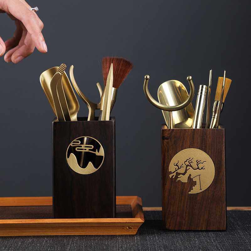 新款直销黑檀木茶道六君子套装组合功夫茶具茶艺配件茶夹茶勺茶针,餐饮具,茶道/零配,淘宝优惠券,粉丝福利购,淘宝优惠卷