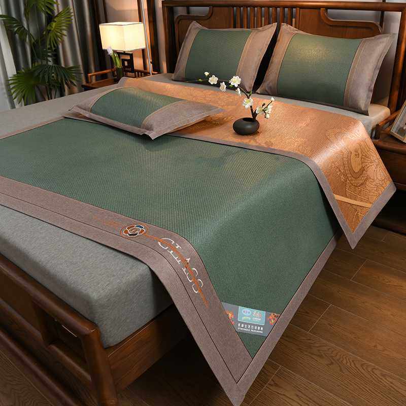 新款直销凉席藤席新款冰加厚双面印尼家用席三件套冰藤编8,床上用品,藤席,淘宝优惠券,粉丝福利购,淘宝优惠卷