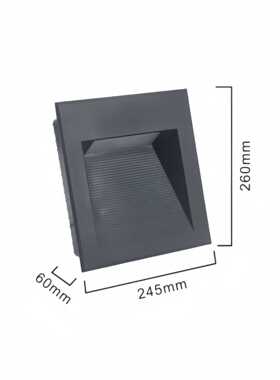 新款直销直销3W5W6W10W户外防水LED墙角灯长条楼体嵌入式地脚侧壁