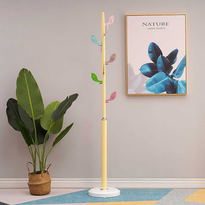 新款直销蘑菇款工艺衣架落地卧室挂衣架家用客厅网红轻奢晾衣架简