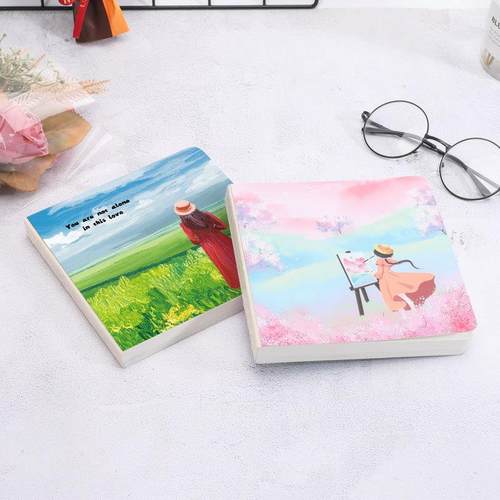 新款直销方形本 高颜值ins方方本学生书写手账本简约方格本正方形