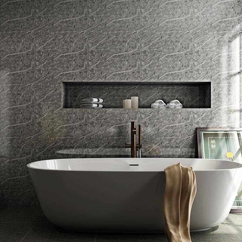 新款直销自贴墙纸加厚防水大理石背景自粘厨房防油卧室PVC壁纸石