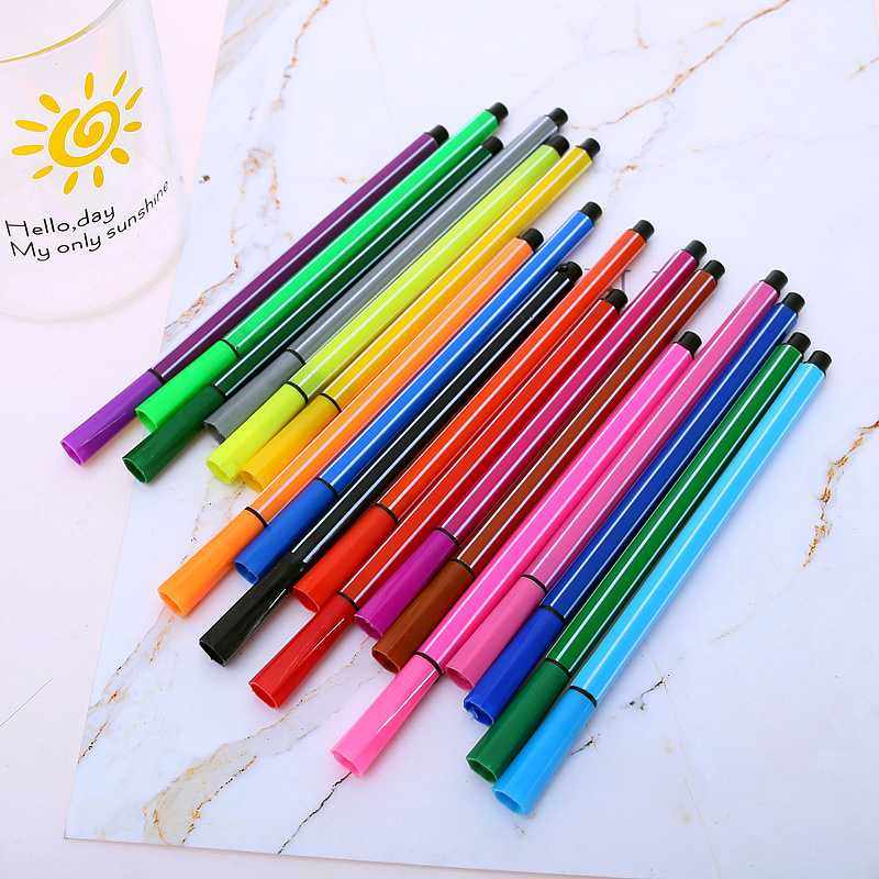 新款直销漂流瓶24色彩色笔儿童幼儿园小学生可水洗绘画繁丰水彩笔,文具电教/文化用品/商务用品,水彩笔,淘宝优惠券,粉丝福利购,淘宝优惠卷