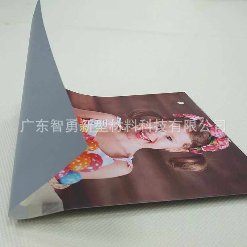 新款直销灰底PET/PVC直喷胶片户外门型X展架弱溶剂易拉宝加厚专用