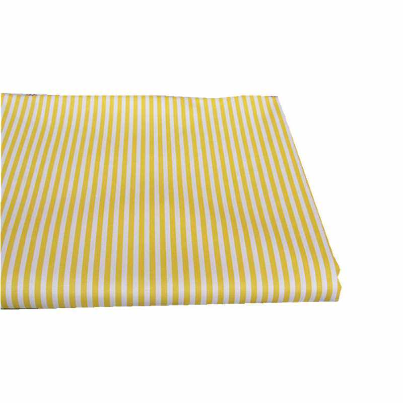 新款直销0.5cm宽 小条纹斜纹纯棉卡通布料 全棉床品面料 布料