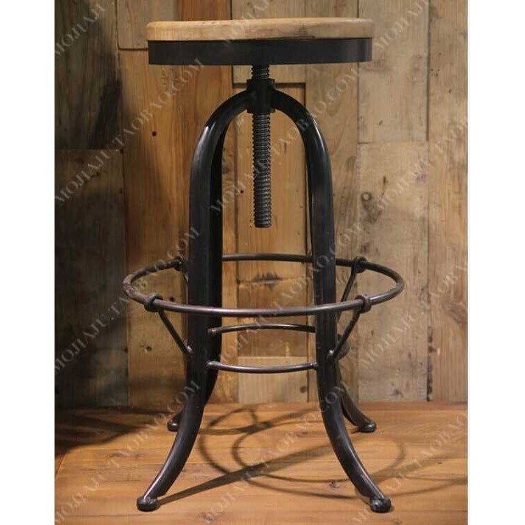 新款直销复古实木铁艺酒吧椅做旧旋转升降吧台椅前台椅咖啡椅高脚,住宅家具,家用高脚椅,淘宝优惠券,粉丝福利购,淘宝优惠卷