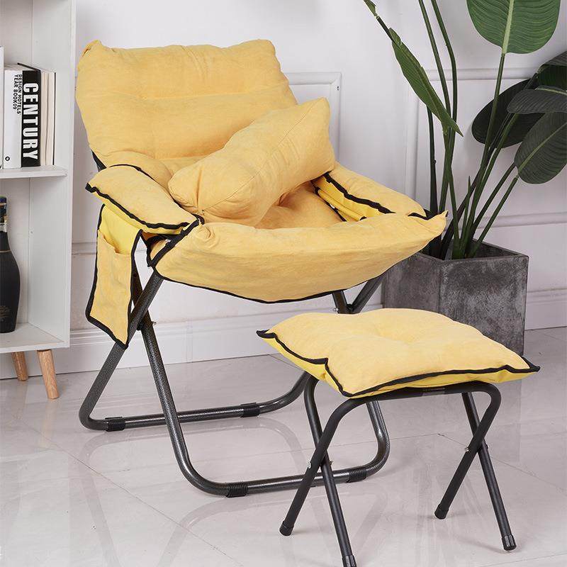 新款直销宿舍懒人沙发折叠椅办公室阳台午睡躺椅舒适靠背懒人沙发