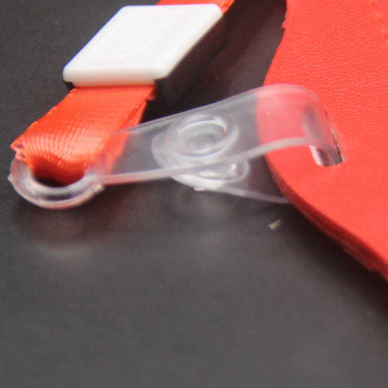 新款直销当天发货多色单面透明PU材质横式证卡套胸前挂绳卡套