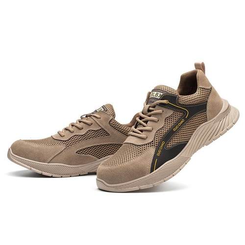 新款直销跨境劳保鞋男夏季防砸防刺穿钢头耐磨轻便防滑透气舒适工