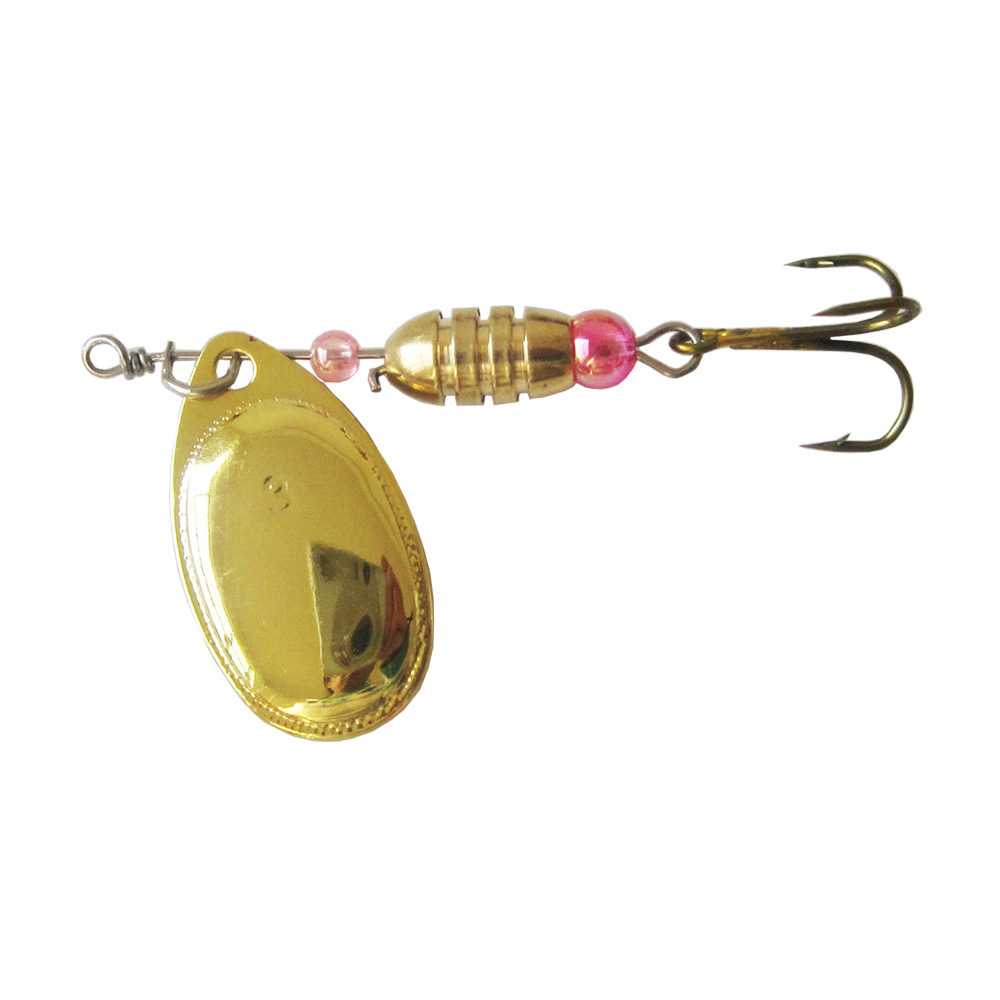 新款直销跨境热销路亚饵旋转亮片套装带羽毛铜配件金属片拟饵硬饵