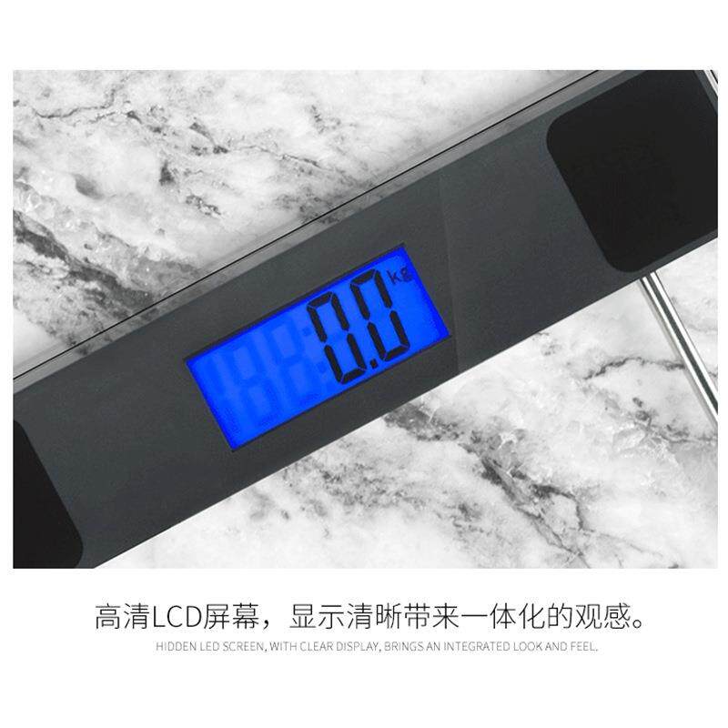 新款直销工厂浴室秤透明钢化玻璃体重秤健康秤电子称人体秤数字称