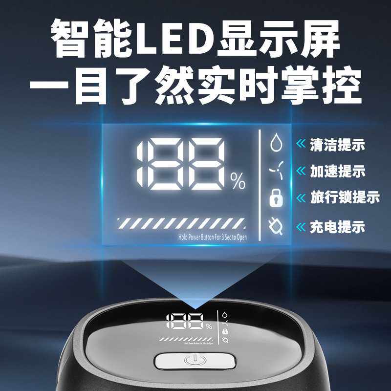 新款直销跨境新款男士单头光头神器电动理发器防水家用自助剃头剃