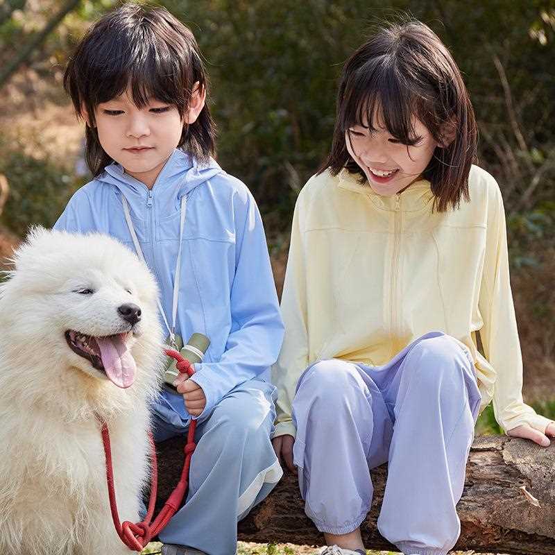 新款直销儿童冰丝防晒衣夏季男女孩童户外透气凉感外套宝宝防紫外