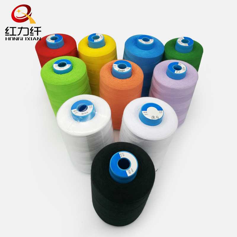 新款直销直销 8000码402高速环保拷边线 大卷车线服装缝纫宝塔涤