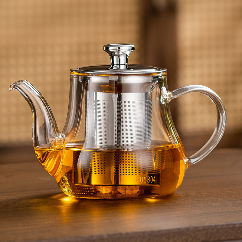 加厚耐热玻璃泡茶壶茶具套装花茶水壶耐高温过滤水壶家用煮茶壶器