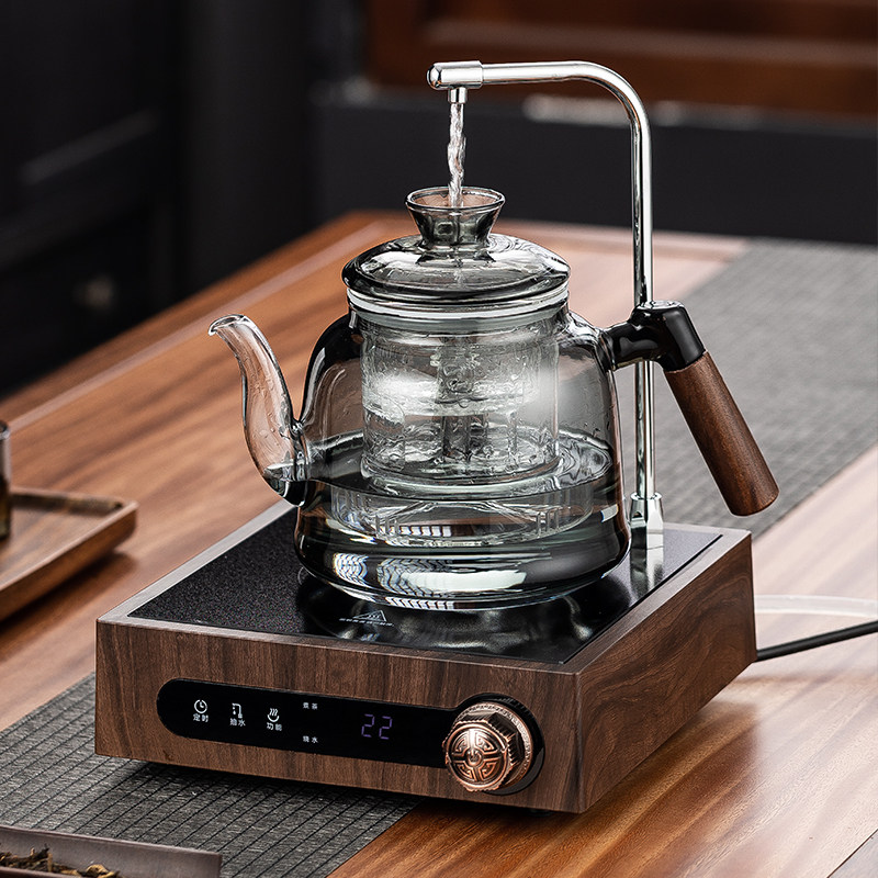 新款戈米自动上水抽水电陶炉套装煮茶炉蒸煮茶壶家用大功率养生壶,餐饮具,煮茶炉,淘宝优惠券,粉丝福利购,淘宝优惠卷