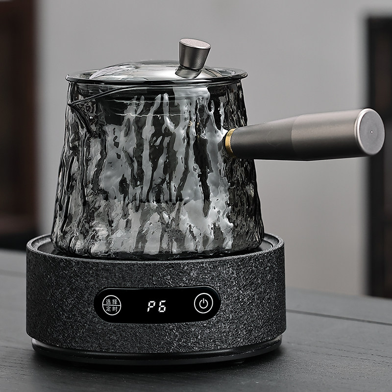 新款小型铝合金电陶炉耐高温玻璃侧把壶加厚家用办公室煮茶壶花茶,餐饮具,煮茶炉,淘宝优惠券,粉丝福利购,淘宝优惠卷