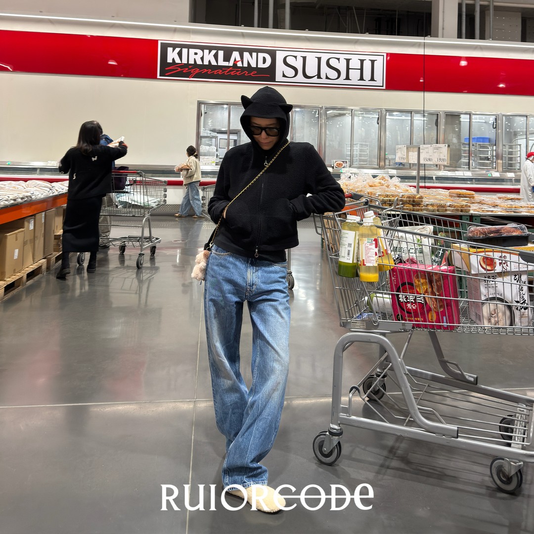 【RUIORCODE】小恶魔爱心口袋摇粒绒连帽外套