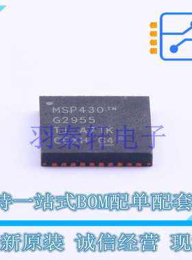 单片机(MCU/MPU/SOC) MSP430G2955IRHA40R QFN-40-EP(6x6) TI 全