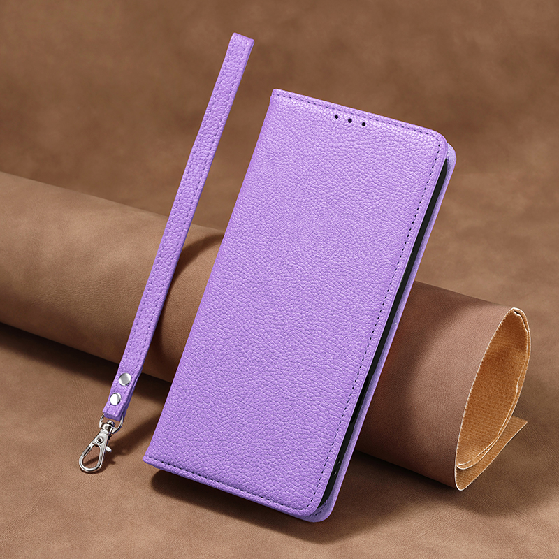 苹果15ProMax荔枝纹16保护皮套14